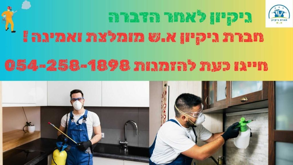 ניקיון לאחר הדברה