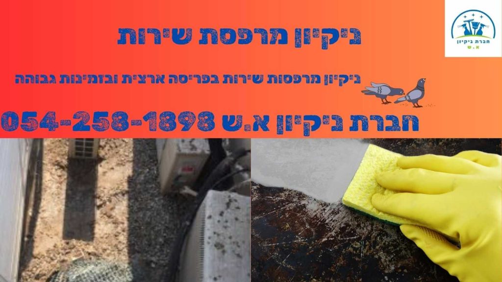 ניקיון מרפסת שירות