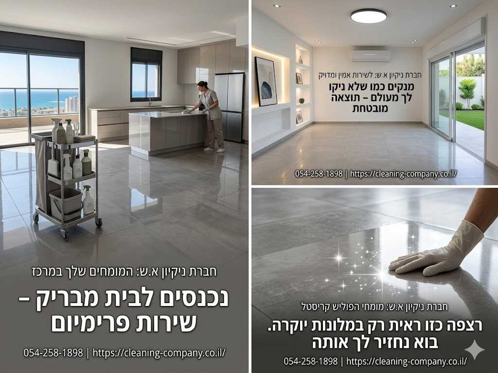 חברות ניקיון במרכז