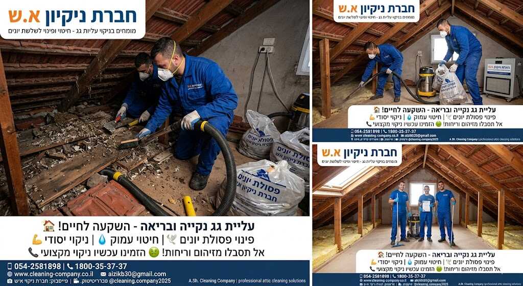 ניקוי עליית גג